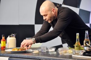 Simon Rimmer cooking up a storm